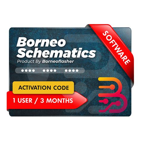 Borneo Schematics 1 User 3 Months Activation Code Professional Gsm