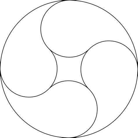 4 Yin Yang Design Symbols In A Circle Clipart Etc