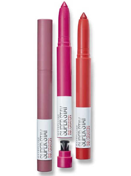 Superstay ink crayon is a longwear lipstick crayon available in a range of 12 vibrant matte shades that last up to 8 hours. Помада-стик MAYBELLINE Superstay Ink Crayon | Отзывы ...