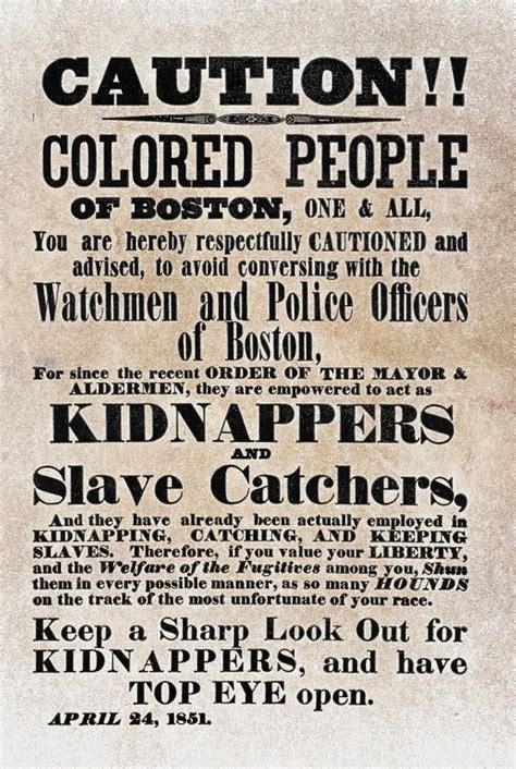Fugitive Slave Act Of 1850 The History Junkie