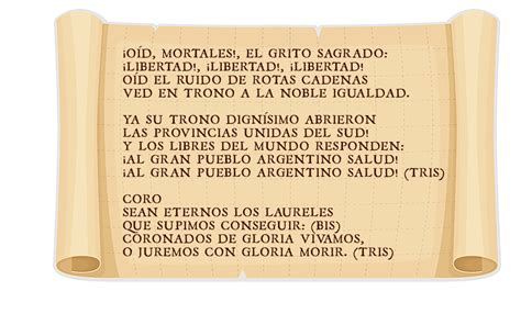 Dibujo de un libro cerrado; Recurso: Himno Nacional Argentino