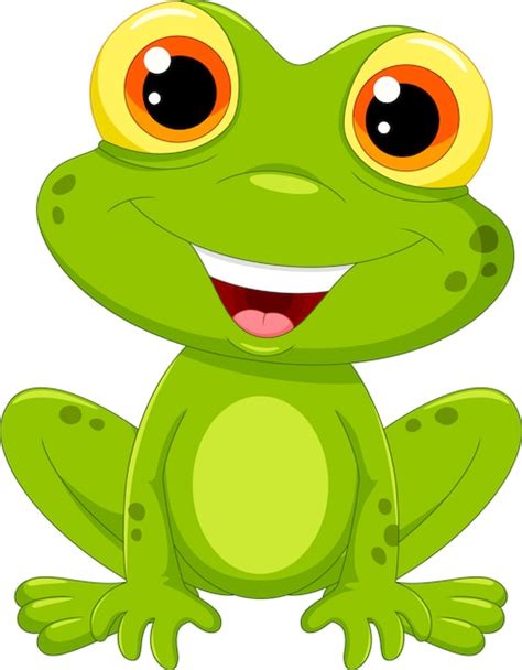 Premium Vector Cute Frog Cartoon