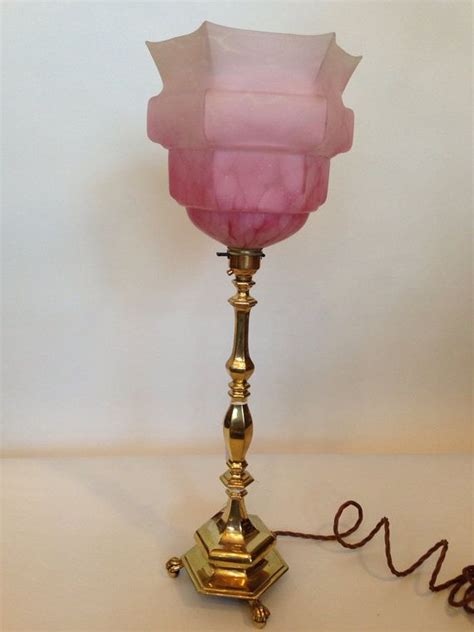 Get the best deals on lamp glass. Deco brass table lamp with lion's paw base and marbled ...