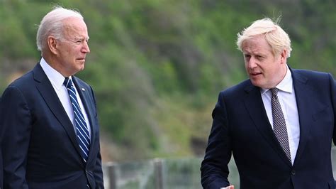 boris johnson refuses to commit to us uk trade deal by 2024 as he says joe biden has a lot of