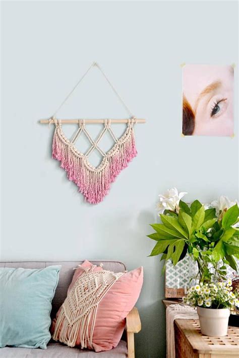 We did not find results for: Boho Handmade Cotton Pink Dyed Macrame Wall Hanging (With ...