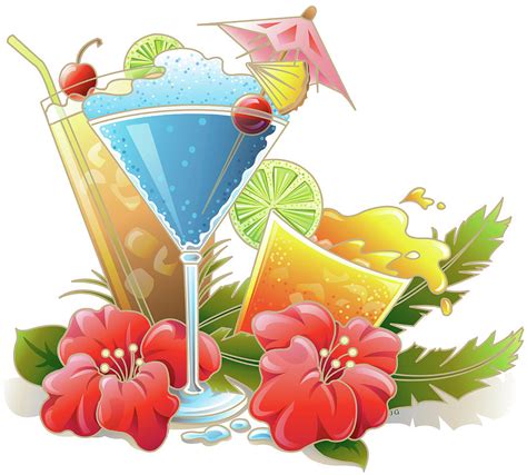 Tropical Drink I Digital Art By Julie Goonan Fine Art America