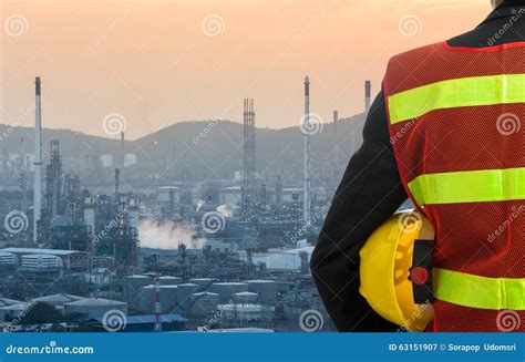 Hand Or Arm Of Engineer Hold Yellow Plastic Helmet Stock Image Image