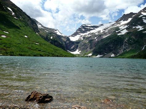 Photo Glacier Usa Montana Gunsight Lake Nature Mountain 1920x1440