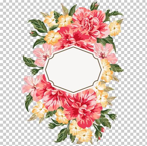 Hand Painted Watercolor Flower Borders Png Clipart Border Borders