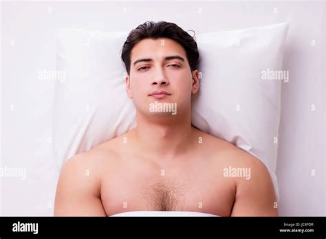 Handsome Man In Spa Massage Concept Stock Photo Alamy