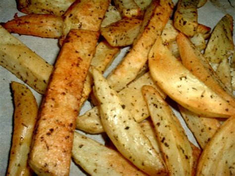 Why not just add cholesterol free foods in your daily diet? Easy Fat-Free Seasoned French Fries Recipe - Food.com