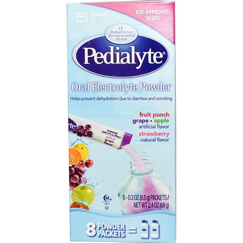 Pedialyte Oral Electrolyte Powder Variety Pack 8 Powder Packets 0 3 Oz