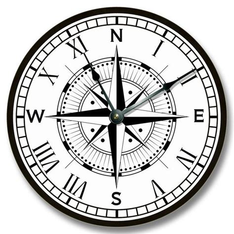 Pin By Amber Lasante On Compass Compass Clock Clock Clock Face