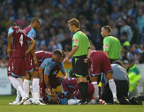 kieron dyer west ham top 20 worst football injuries of all time sport galleries pics