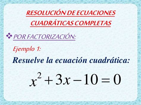 Ecuaciones De Segundo Grado 2º