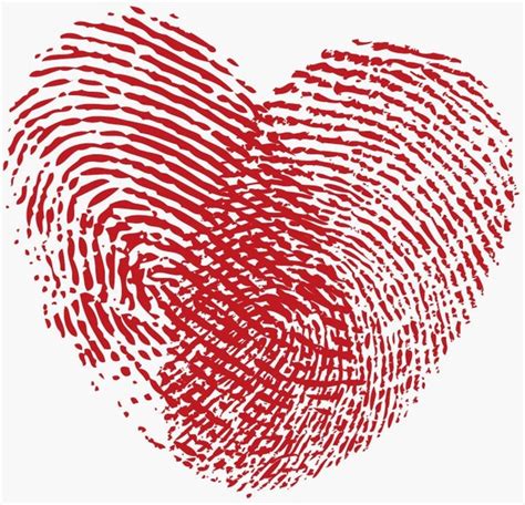 Fingerprint Heart Vector Graphic Vectors Graphic Art Designs In