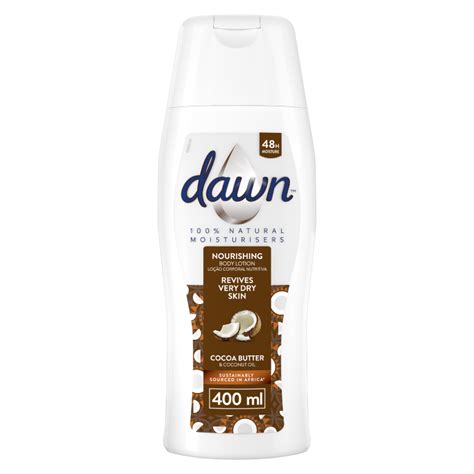 Cocoa Butter And Coconut Oil Lotion Unilever Dawn
