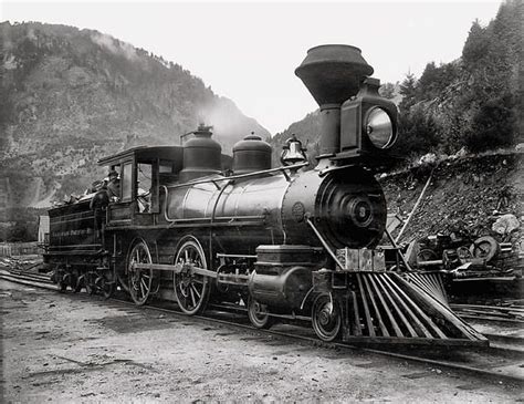 Canadian Pacific Steam Locomotive Columbia C 1885 By Daniel Hagerman