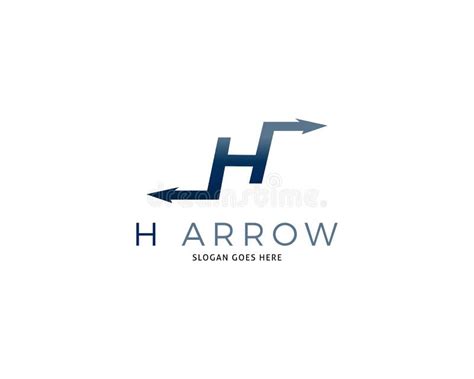 Arrow Letter H Logo Stock Illustrations 987 Arrow Letter H Logo Stock
