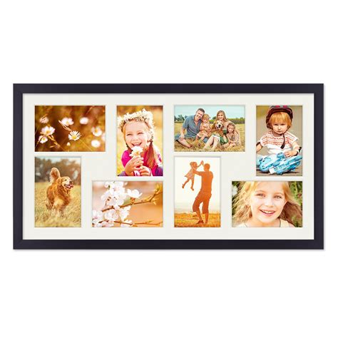 Fehlt ein rahmen an einem bild oder um einen text? Fotocollage-Bilderrahmen 30x60 cm Modern Schwarz ...