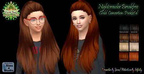 Lana Cc Finds Yaresims Today 4 Long Hairs For Our Girls Bris