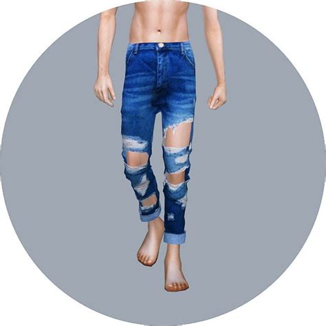 Male Destroyed Jeans At Marigold Sims 4 Updates Sims 4 Male Clothes