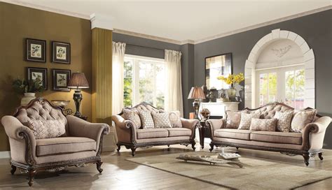 These cream dining are not just ideal for dinner tables but can be set up anywhere without hampering their unique look. Bonaventure Park Cream Living Room Set from Homelegance ...