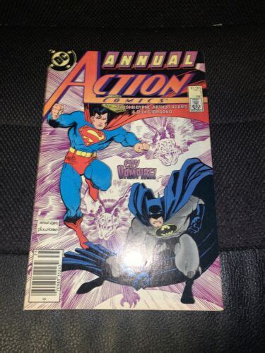 Dc Action Comics Annual 1 Newsstand 1987 Ebay