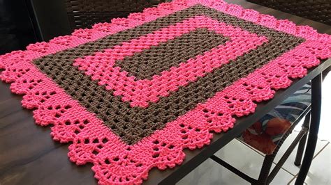 Crochet Rectangular Rug For You Home Decor Crochetbeja