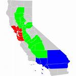 California Map Region Geographical Maps County Svg