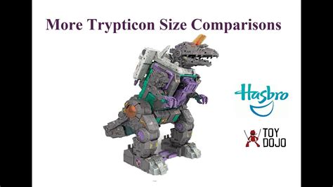 More Titans Return Trypticon Size Comparisons Youtube