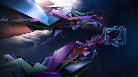 Wallpaper X Px Abstract Art Clouds Digital X Goodfon Hd