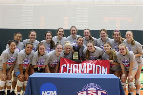 Volleyball Team Repeats As American Southwest Conference Champs News