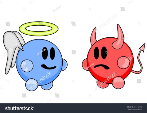 Angel And Devil Stock Vector Illustration 111416342