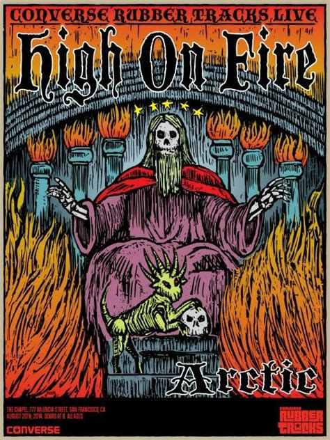 High On Fire Metal Posters Art Band Posters Gig Posters