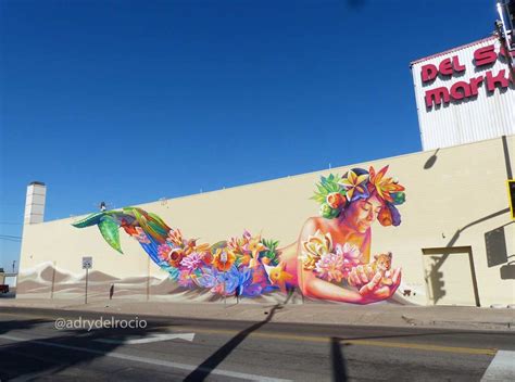 Maybe you would like to learn more about one of these? Mural "Desert Flower" in Yuma, Arizona, USA - Adry del Rocio