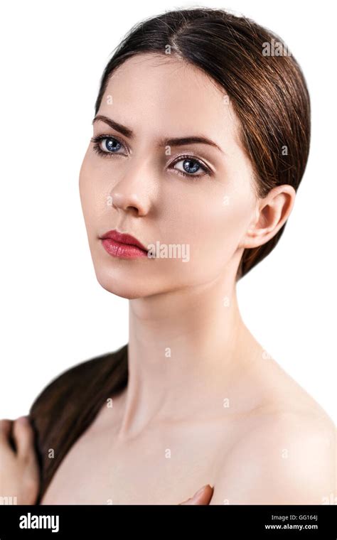 Woman Face Front View Studio Hi Res Stock Photography And Images Alamy