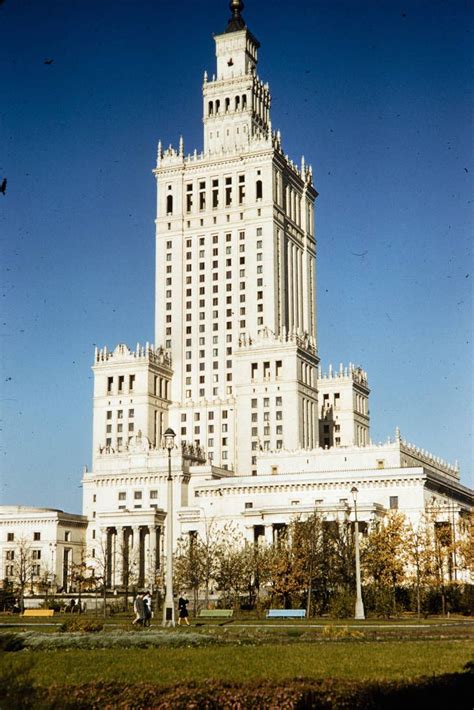 Poland Palace Of Culture And Science In Warsaw A1960 Warsaw