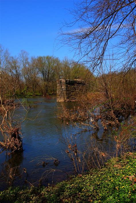 Whats Left Of The Old Sanatoga Bridge Which Led To Fricks Locks 031