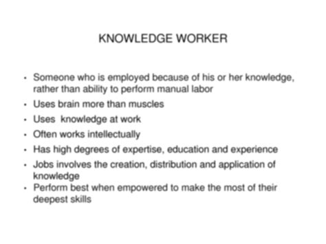 Solution Knowledge Workers Studypool