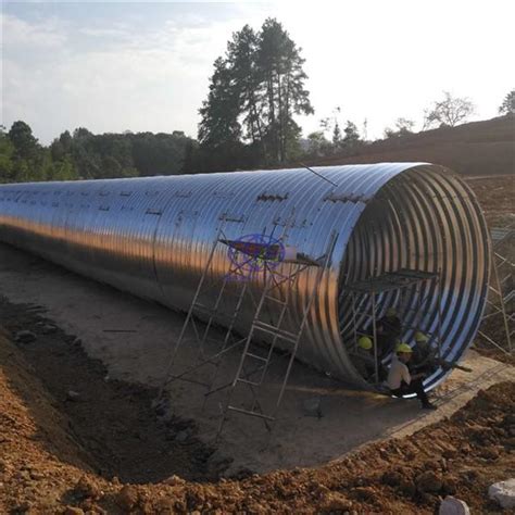 Supply Corrugated Steel Culvert Pipe To Sarawak Malaysia Qingdao