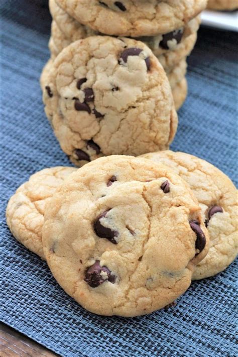 Mixing cookies by hand, as we like to do, makes your cookies denser and chewier. Perfect Chocolate Chip Cookies - My Recipe Treasures