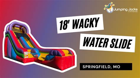 Wacky Water Slide Rental Springfield MO Jumping Jacks Events YouTube
