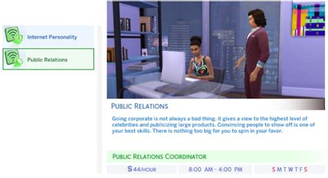 Sims 4 Career Mod Gostdig