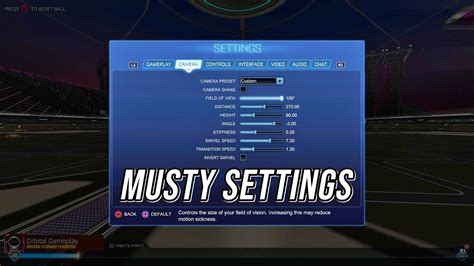Rocket League Musty Best Settings In Desc Youtube