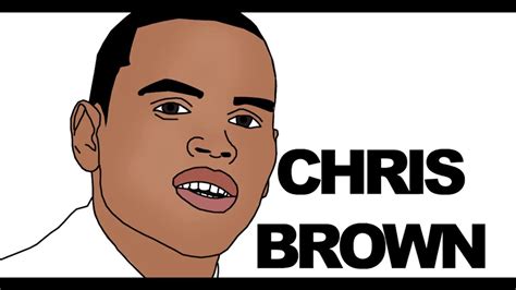 Chris Brown Cartoon Speed Draw Photoshop Youtube