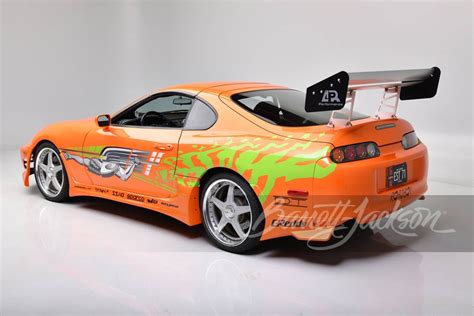 Paul Walkers 10 Second Orange Supra Has Fetched 0000 At An Auction