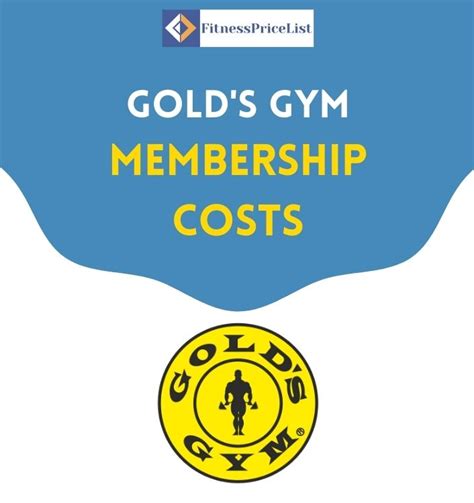 Golds Gym Membership Costs 2022 Fitnesspricelist