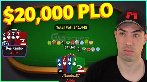 20000 6 Max Plo Cash Game Highlights Youtube