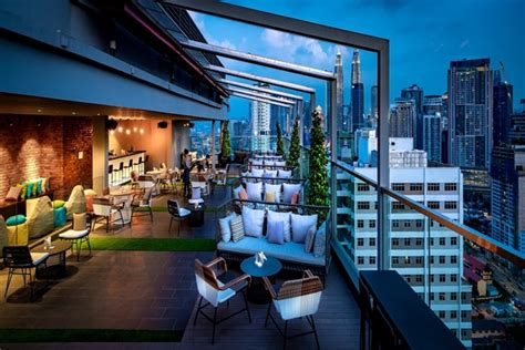Rooftop 25 Bar And Lounge Hilton Garden Inn Kuala Lumpur Bar